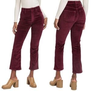 NWT Universal Thread Cherry Red High Rise Ankle Bootcut Corduroy Pants Size 6
